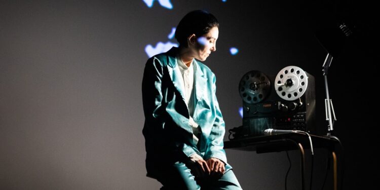 GAZELLE TWIN at Attenborough Centre For Creative Arts, Brighton 24.11.23 (pic Cherie Elody) Performance art in Sussex from Gazelle Twin