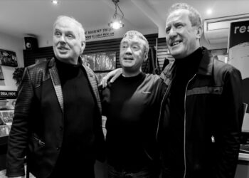 OMD meet loyal fans in Brighton record shop