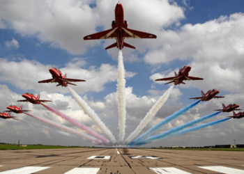 Red Arrows to miss Airbourne