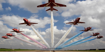 Red Arrows to miss Airbourne