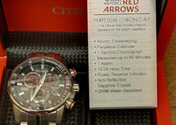 Burglar steals rare Red Arrows watch