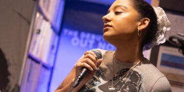 A musical masterclass from English Teacher at the launch of ‘This Could Be Texas’