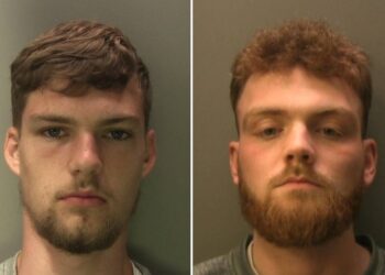 Police hunt two men after fatal crash