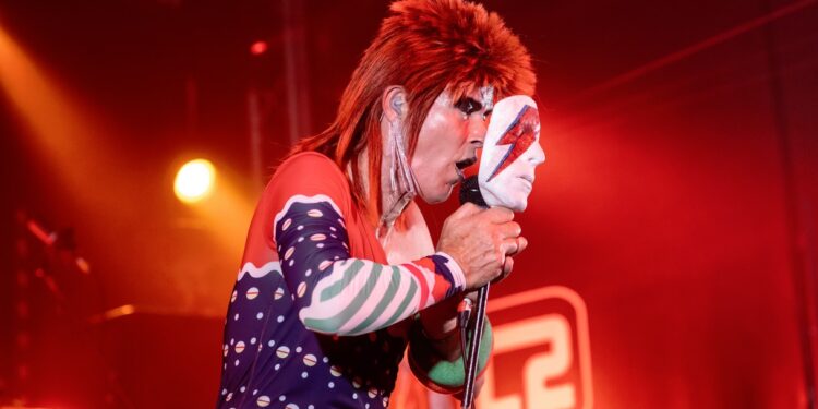 Absolute Bowie at Concorde 2, Brighton 26.7.24 (pic Petra Eujane) ‘Hang On To Yourself’ as Absolute Bowie take you on a nostalgic ride