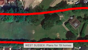 Plans for development of 18 new homes in West Sussex