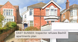East Sussex apartments plan rejected by planners
