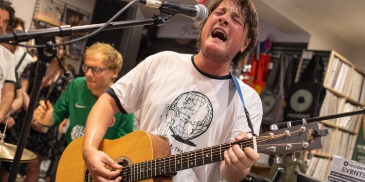 Personal Trainer perform new album in Brighton record store