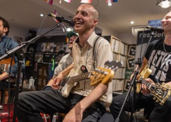 86TVs perform album launch instore concert in Brighton