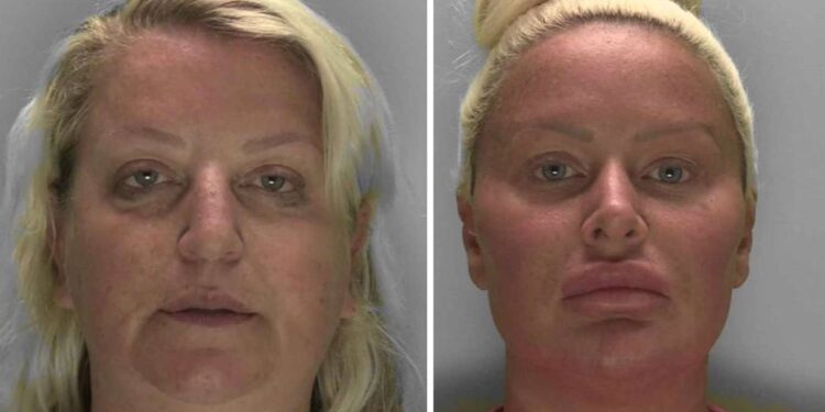 Laura Epitropou, left, and Georgina Epitropou Thieving sisters jailed for £80k duty-free perfume scam