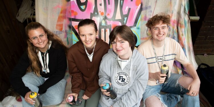 Graffiti workshops help get new youth centre underway