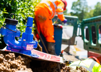 Water company carries out emergency repair after sewage leak