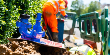 Water company carries out emergency repair after sewage leak