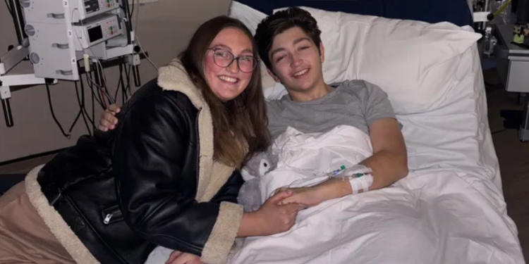 Jayme Guthrie and Ted Spurrell Woman helps crash teen, learns he’s lost a leg then plans fundraiser for him