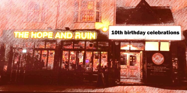 Brighton’s Hope & Ruin 10th Birthday bashes announced