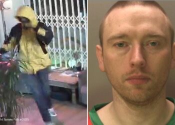 Yellow coat helps convict charity shop burglar