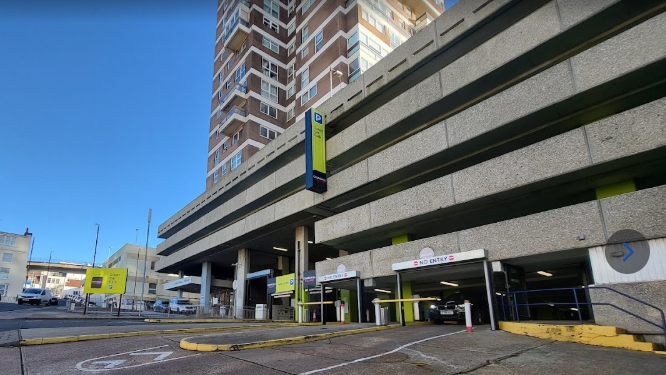 Churchill Square Car Park in Cannon Place in Brighton Narrow escape for girl, 4, as barriers thrown off top of car park