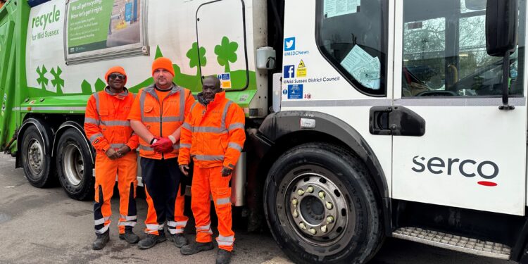Brave binman put out bungalow blaze