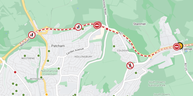 Highways chiefs say £2.5m work on A27 to finish early