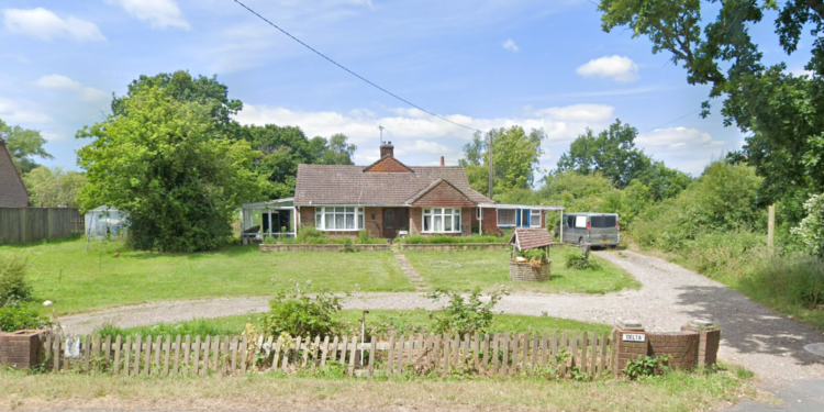 Bungalow owner aims to build nine homes on village plot