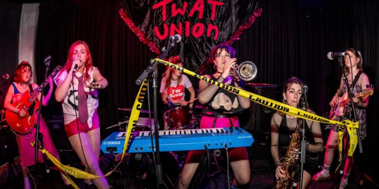 Twat Union at The Prince Albert, Brighton 22.6.25 (pic Sara-Louise Bowrey) Memorable performance at ‘Loud Women’ event in Brighton