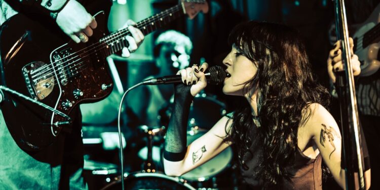 Velvetine at The Rossi Bar, Brighton 17.7.25 (pic David Gyokos) Velvetine leave The Rossi Bar crowd in ‘Ecstasy’