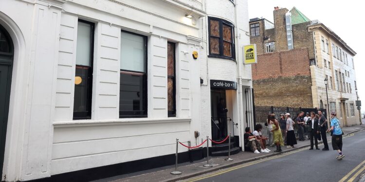 The new WaterBear Bar in Brighton 16.7.25 (pic Rob Orchard) WaterBear Music Bar opening night concert