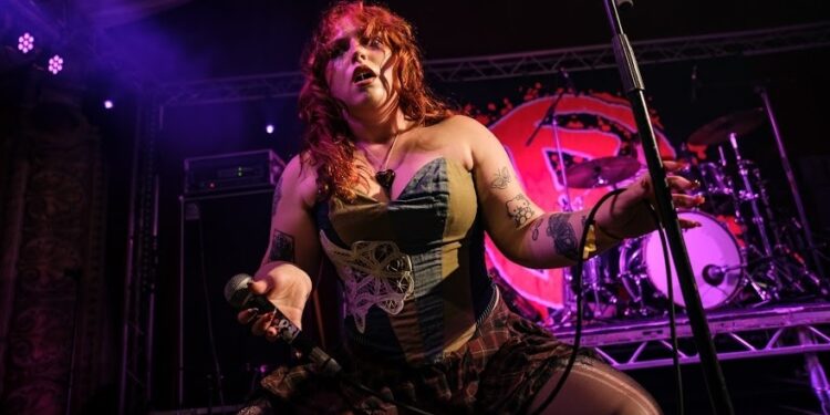 Brighton duo COWZ at Rebellion 10.8.25 (pic Cris Watkins) ‘Rebellion Festival’ – Day Four Report