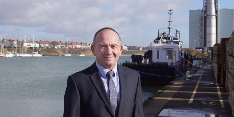 Shoreham Port harbour master Julian Seaman Harbour master honoured
