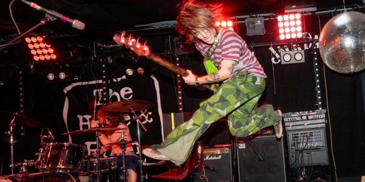 Checking out some emerging new talent