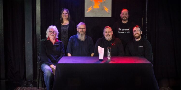 The Factory Live team (pic Sophie Moore) The Factory Live Worthing awarded South England ‘Music Venue Of The Year’