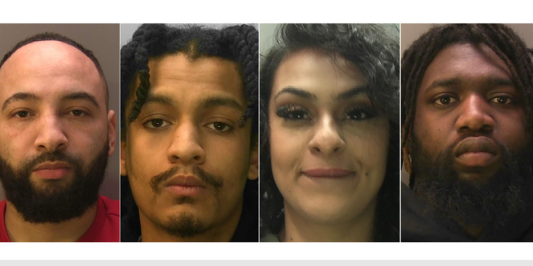 Four people convicted of plot to throw drugs and phones into prison