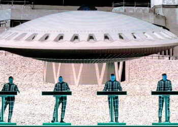 Techno poppers Kraftwerk deliver astonishing sound and vision spectacle