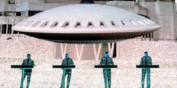Techno poppers Kraftwerk deliver astonishing sound and vision spectacle