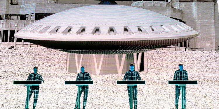 Kraftwerk at Brighton Centre 30.5.26 (pic Sara-Louise Bowrey) Techno poppers Kraftwerk deliver astonishing sound and vision spectacle