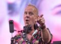 Fatboy Slim at 'On The Beach' on Brighton Beach 18.7.26 (pic Mike Burnell) France 4, England 6 & Fatboy Slim circa 10000