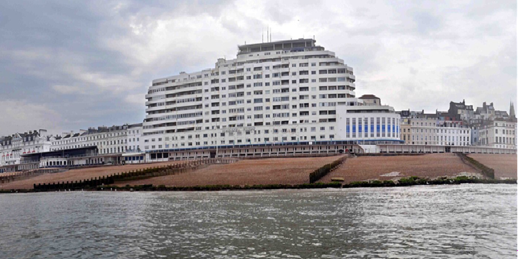 Marine Court in St Leonards - Picture by Tookeyo / Wiki Commons Man charged with double murder as victims named
