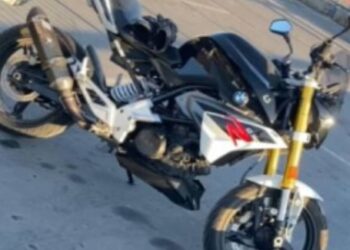 Man injured by rider on stolen motorbike